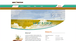 Desktop Screenshot of iberprotein.com